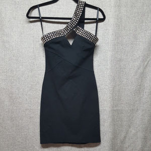 City Studio Studded One Shoulder Dress 9